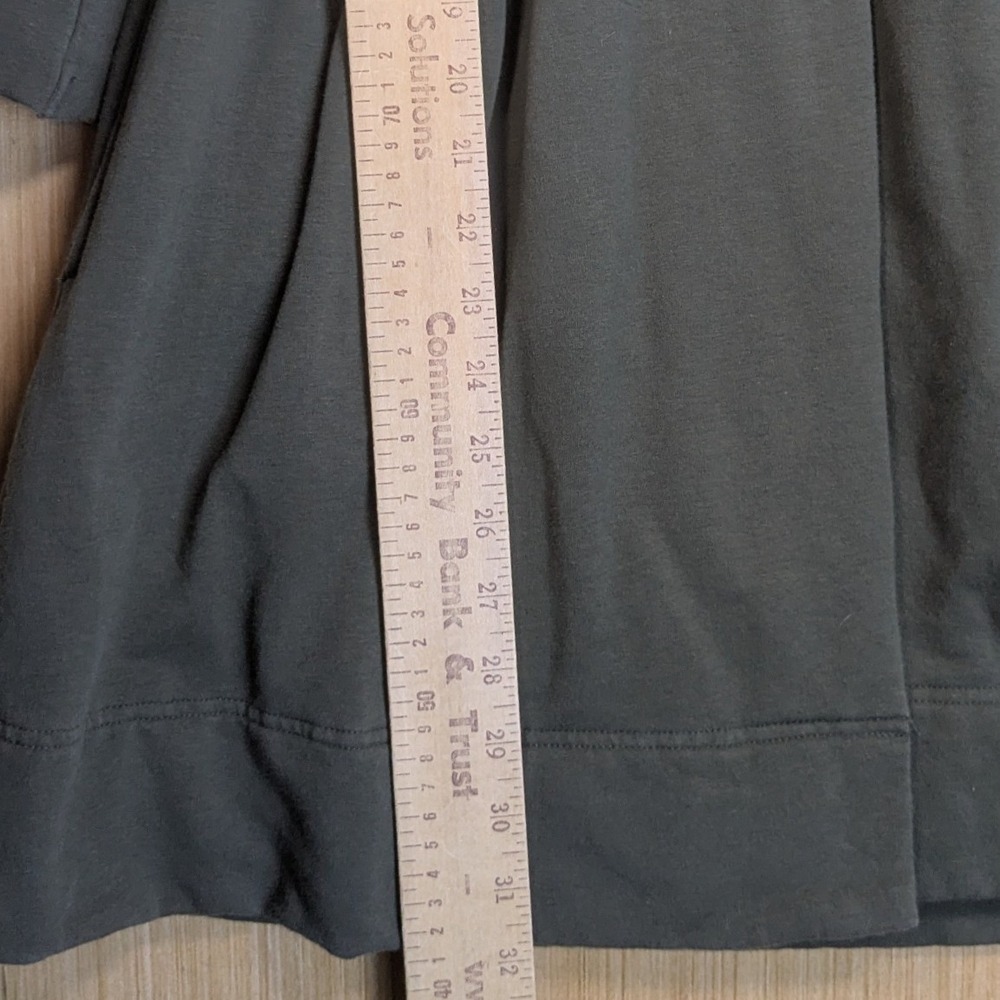Old Navy Hooded Jacket Womens Medium Green Pleated Y2K Grunge Fairy Earthy‎ - Picture 7 of 7